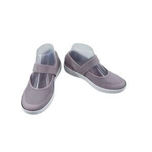 Fitflop Women Uberknit Mary Jane Flat Slip-on Shoe Comfort Neon Blush 7 Comfort